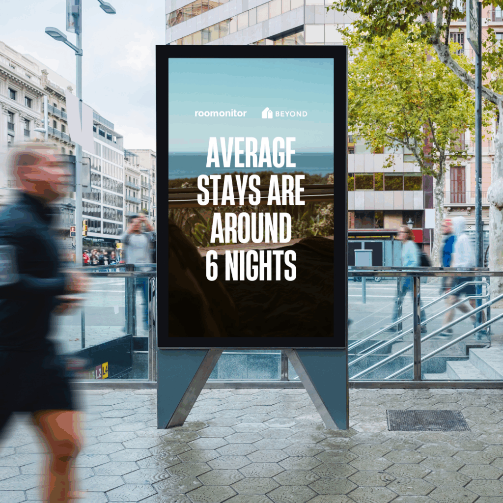 Average stays are around 6 nights